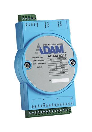Advantech Adam-6217-B. Analog I/p Modbus Tcp Module, 8-Ch, 30V