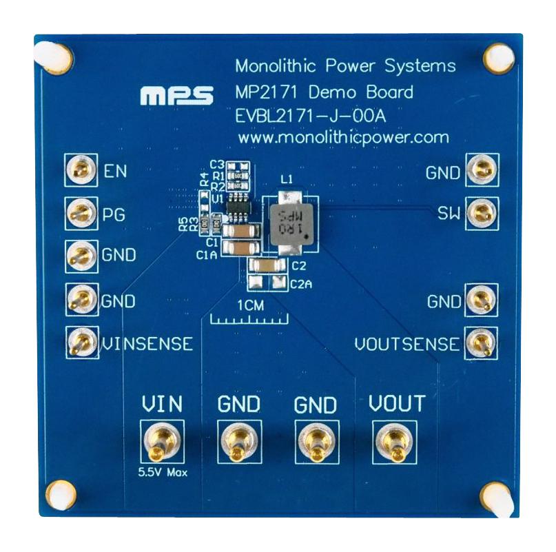 Monolithic Power Systems (Mps) Evbl2171-J-00A Eval Board, Synchronous Step Down Conv