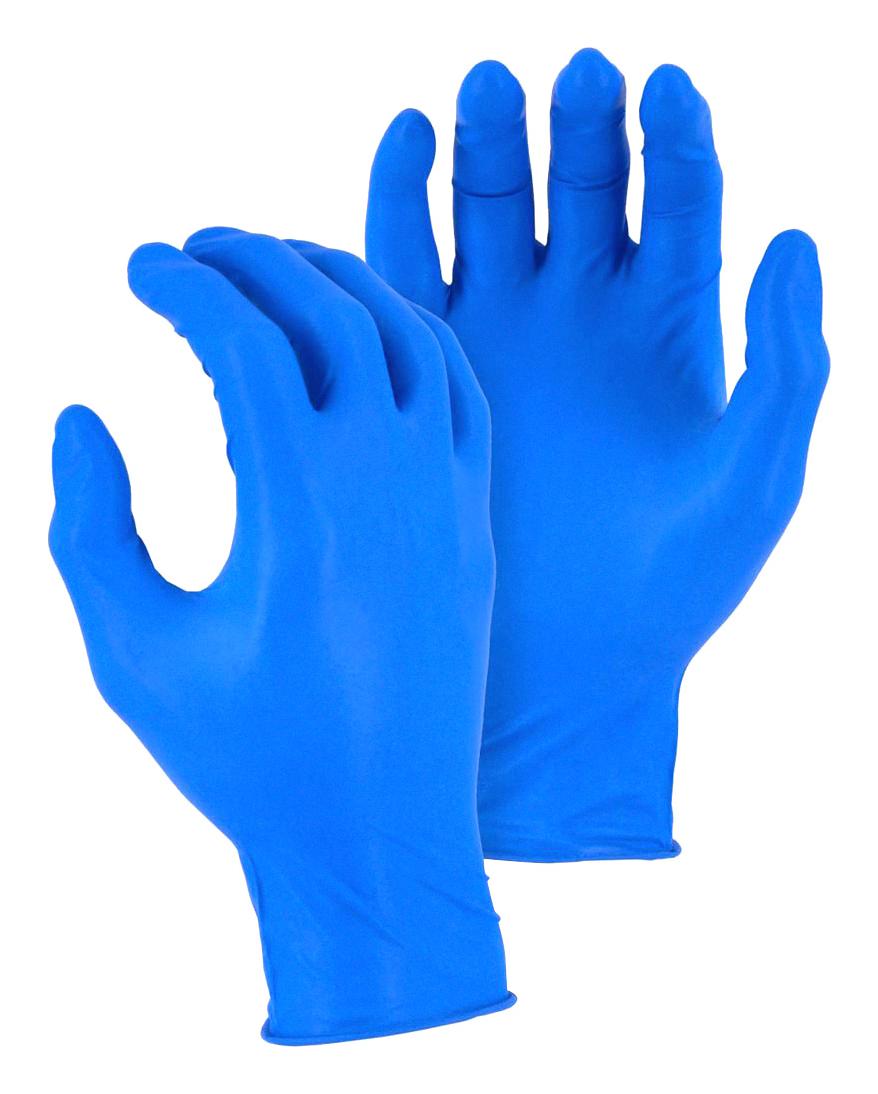 Majestic 3276/8 Powder-Free Glove, Disposable, Blue, S