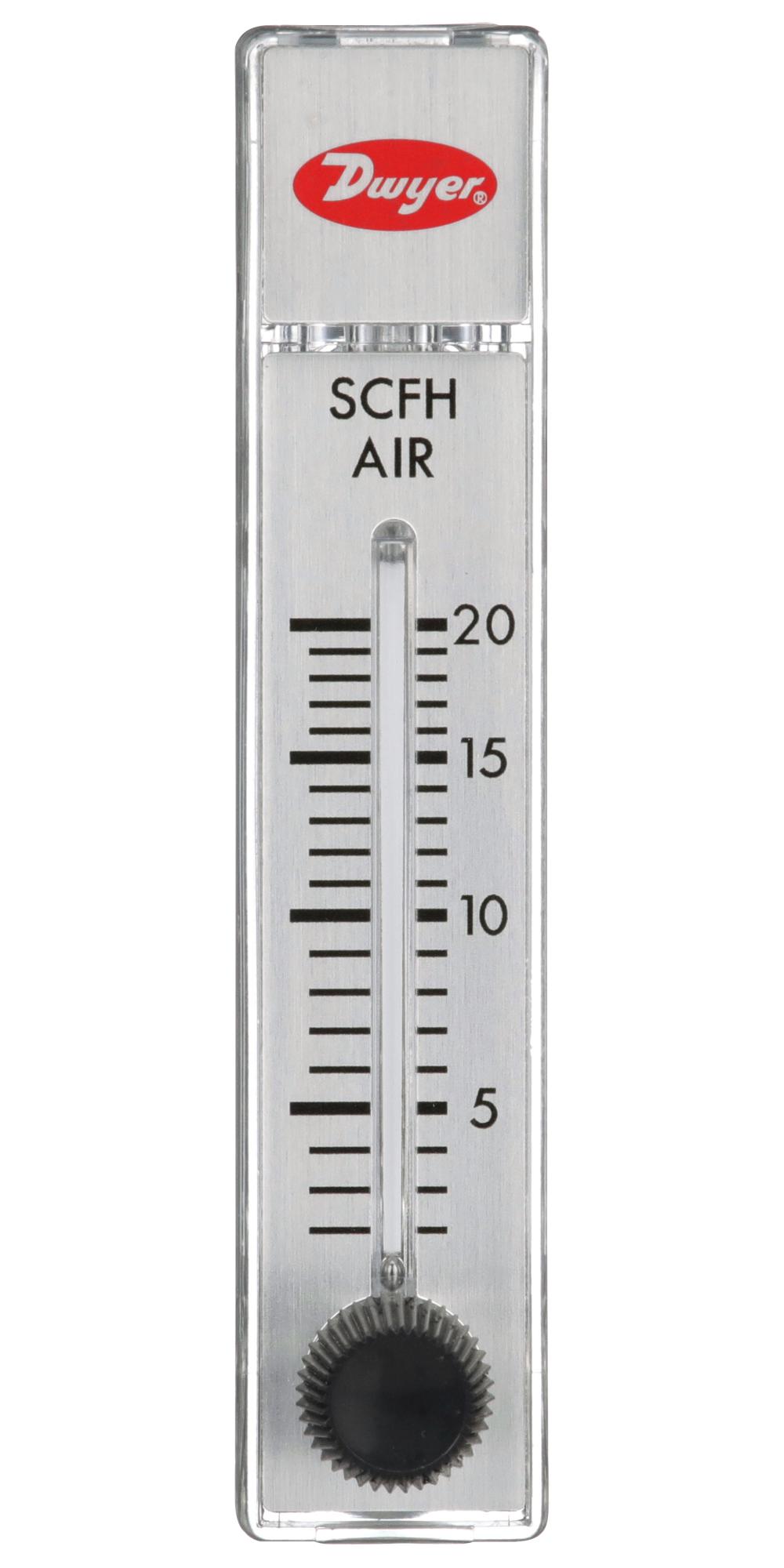 Dwyer Rma-5-Ssv Air Flowmeter, 100Psi, 10Scfh, 1/8