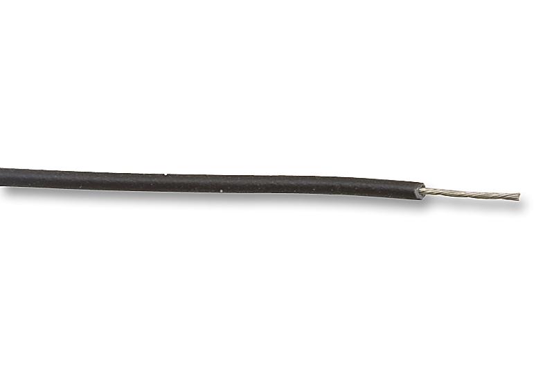 Alpha Wire 1565 Bk005 Hook-Up Wire, 18Awg, Black, 30.5M