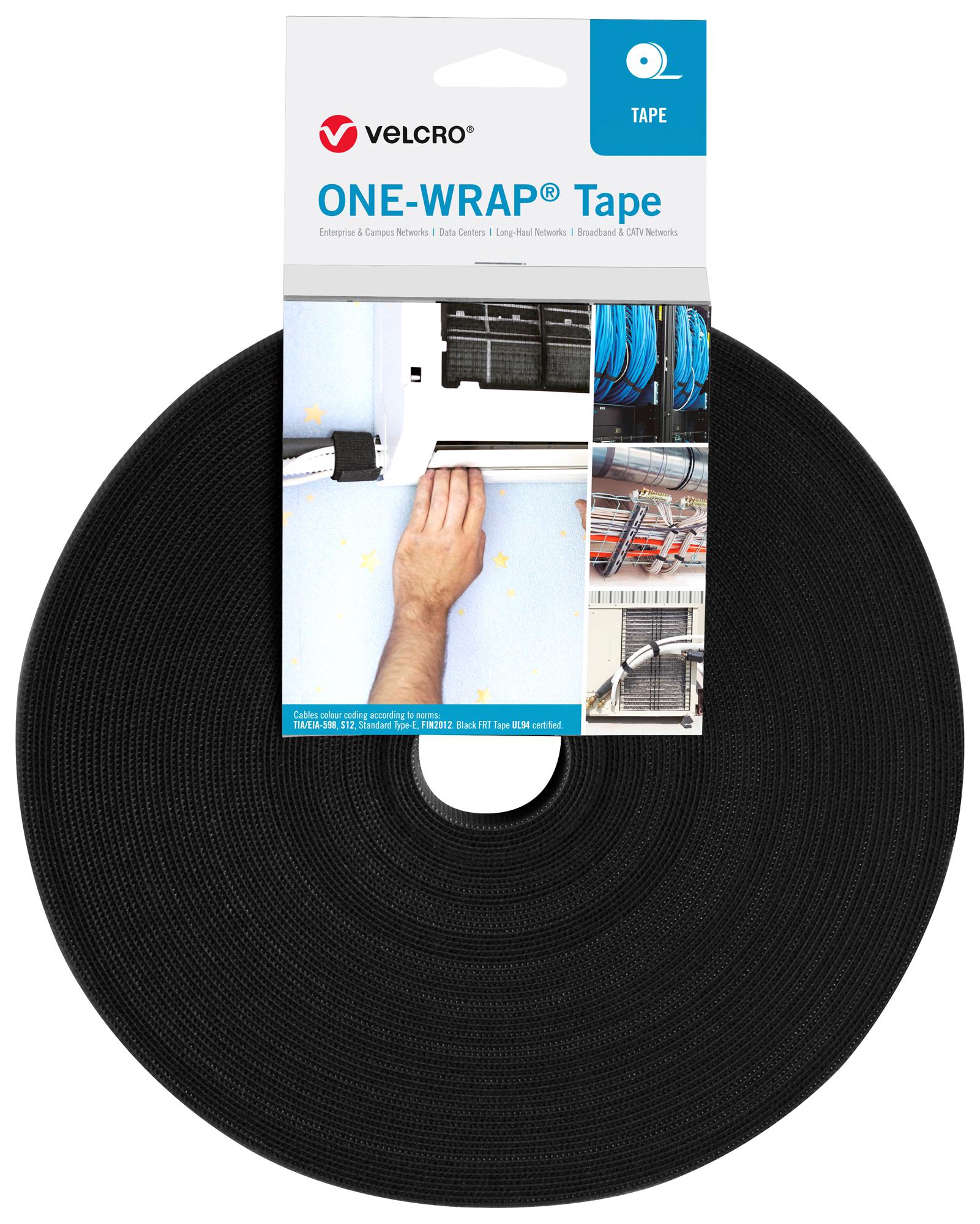 Velcro Vel-Ow64127 Tape, Pp, 16mm X 25M, Black