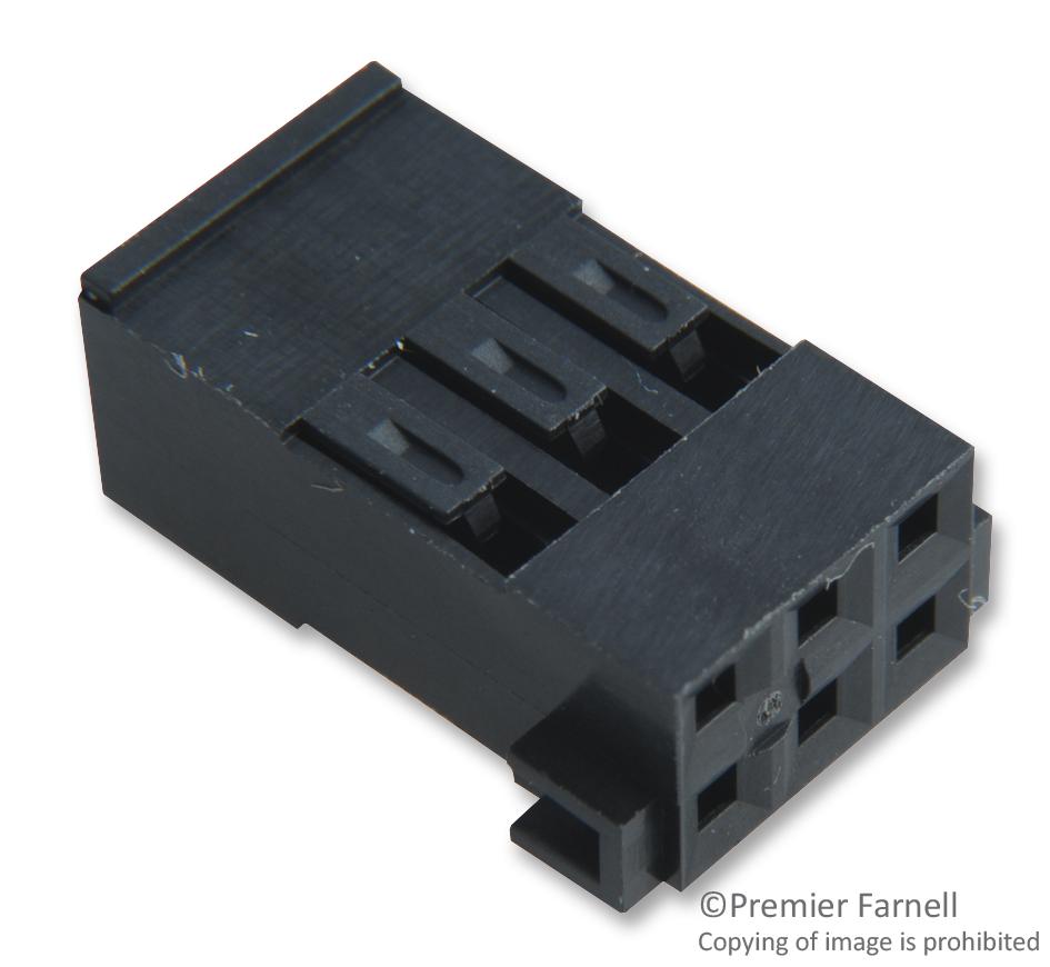 Amphenol Communications Solutions 68105-002Lf Wire-Board Connector Receptacle, 6 Position, 2.54mm