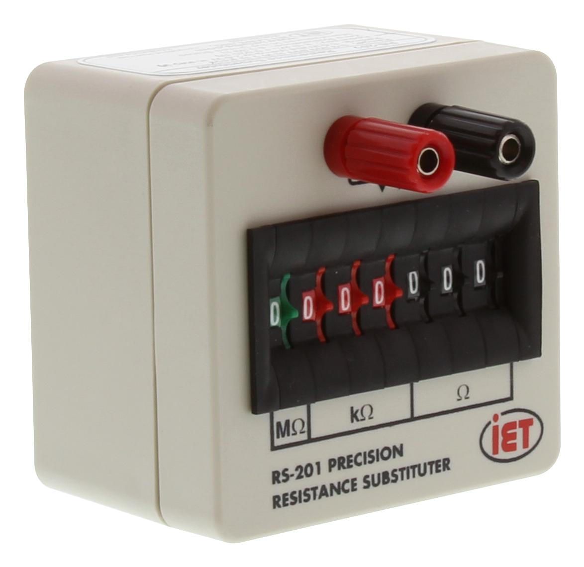 Iet Labs Rs-201 Resistance Decade Box, 0 To 9999999 Ohm