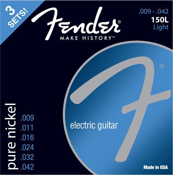 Fender 150L 9-42 3 Pack