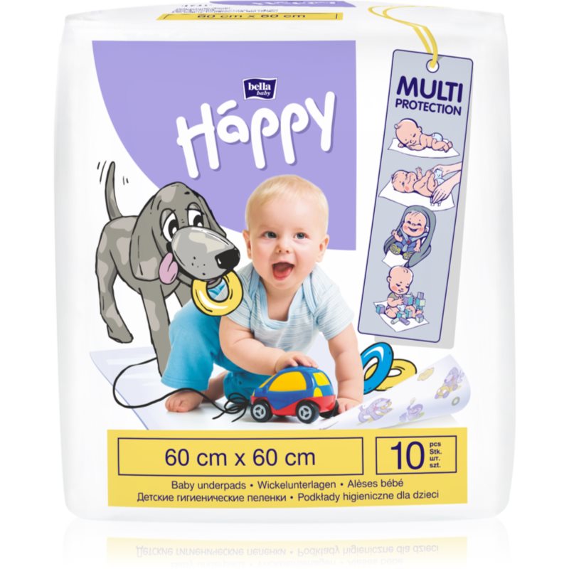 BELLA Baby Happy Size L disposable changing mats 60x60cm 5 pc