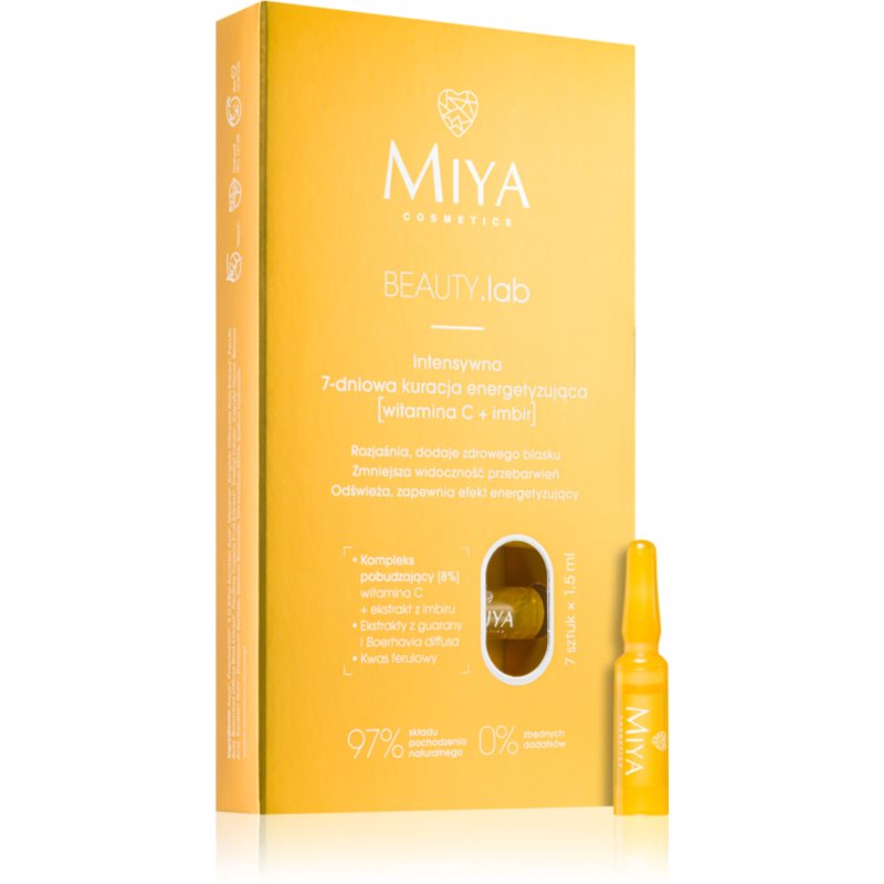 MIYA Cosmetics BEAUTY.lab intensive treatment with vitamin C 7x1,5 ml