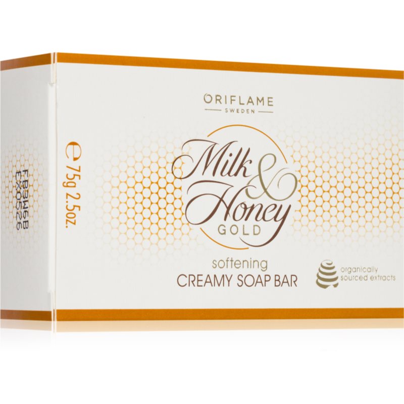 Oriflame Milk & Honey Gold Grand Celebration bar soap with moisturising effect 75 g