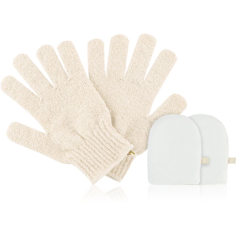So Eco Exfoliating Gloves and Facial Buffing Pads set (for the bath)