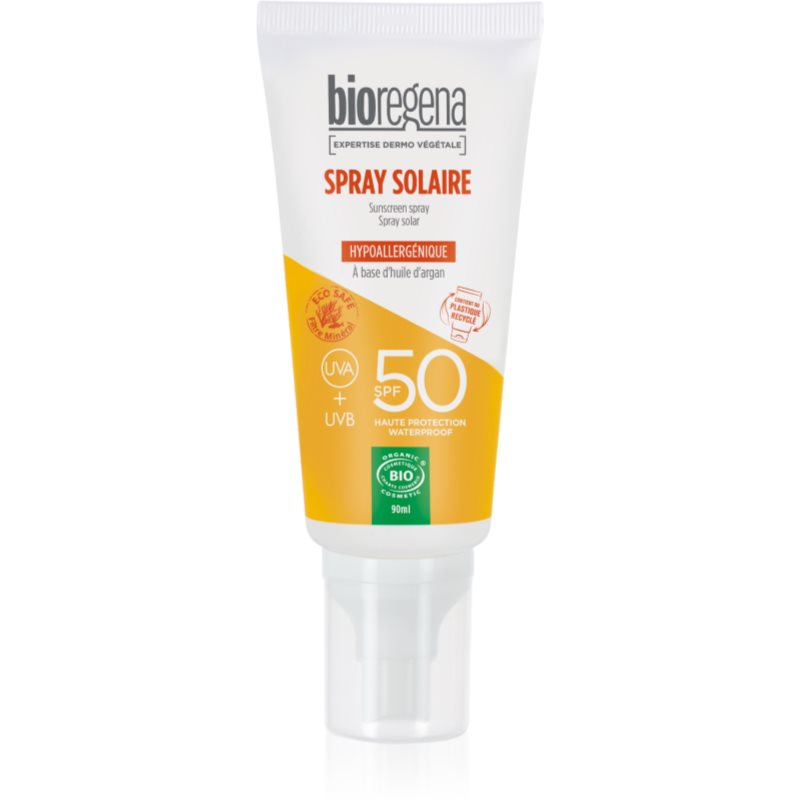Jonzac Bioregena protective sunscreen spray with argan oil SPF 50 90 ml