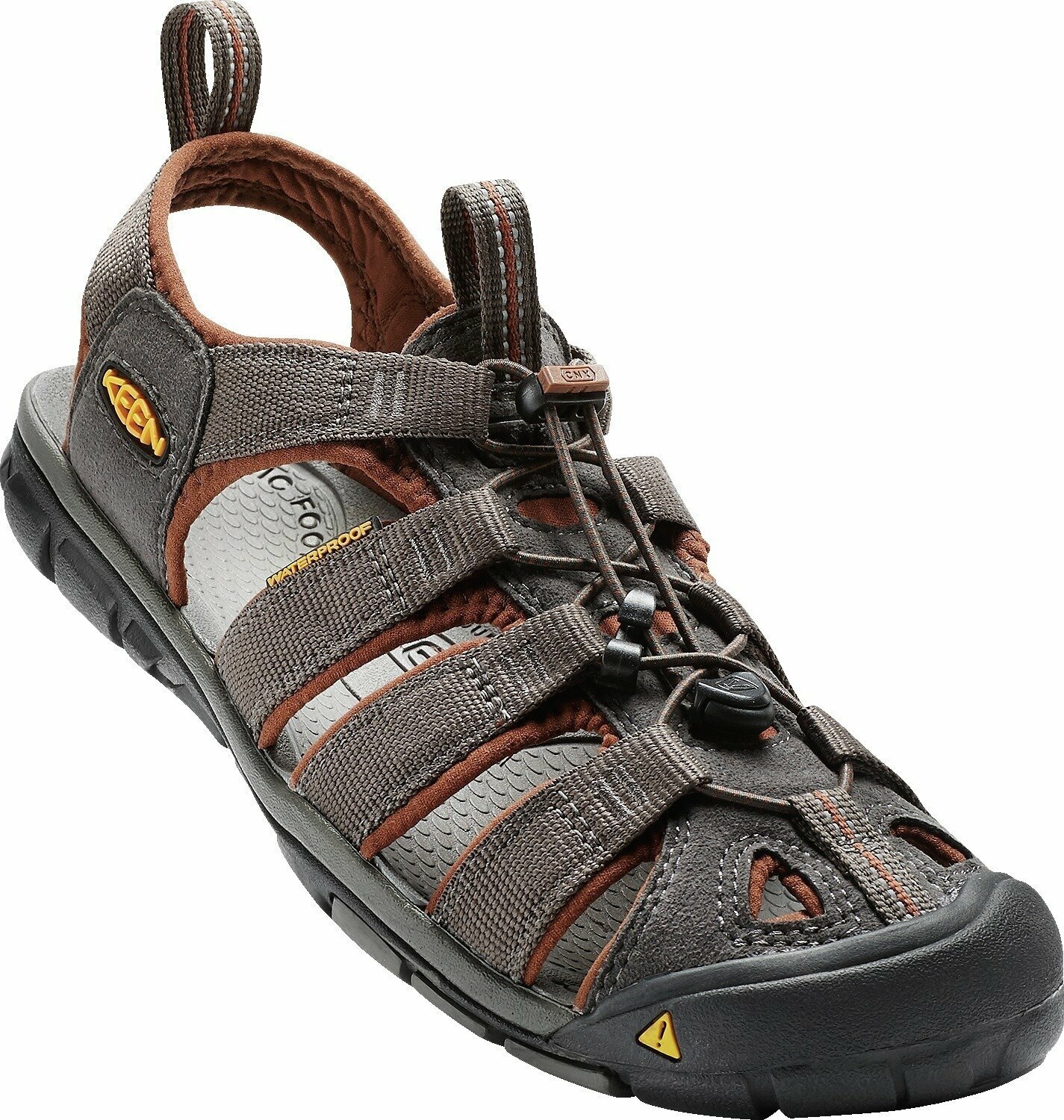 Keen Men's Clearwater CNX Sandal Raven/Tortoise Shell 44,5 Mens Outdoor Shoes