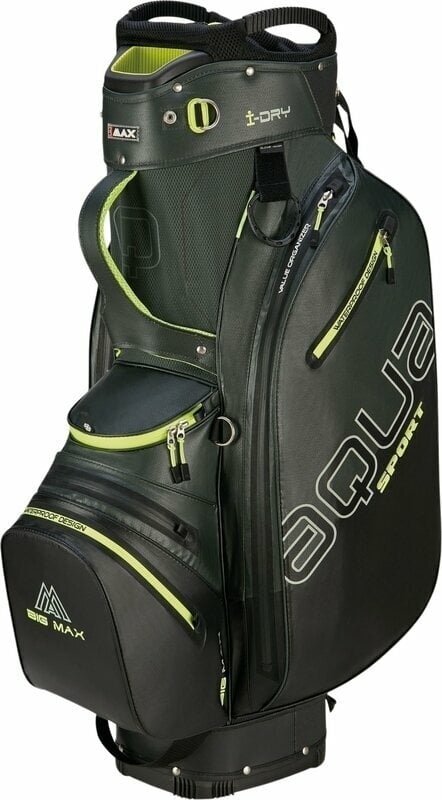 Big Max Aqua Sport 4 Forest Green/Black/Lime Golf Bag