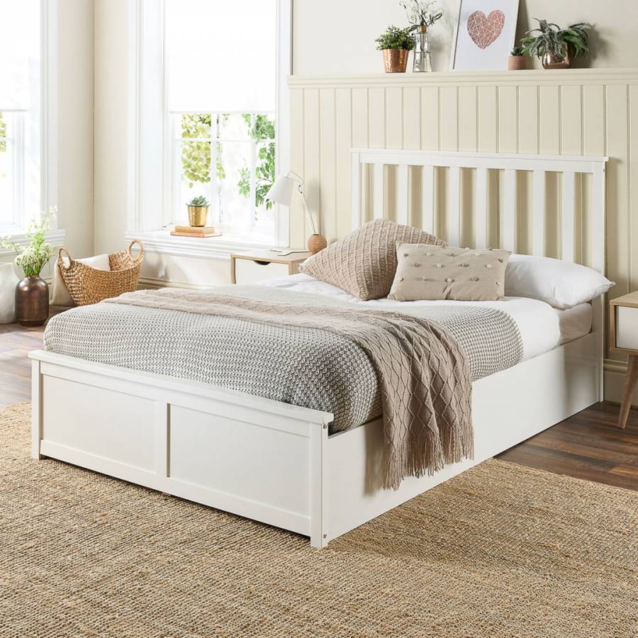 Wooden Ottoman Bed Double
