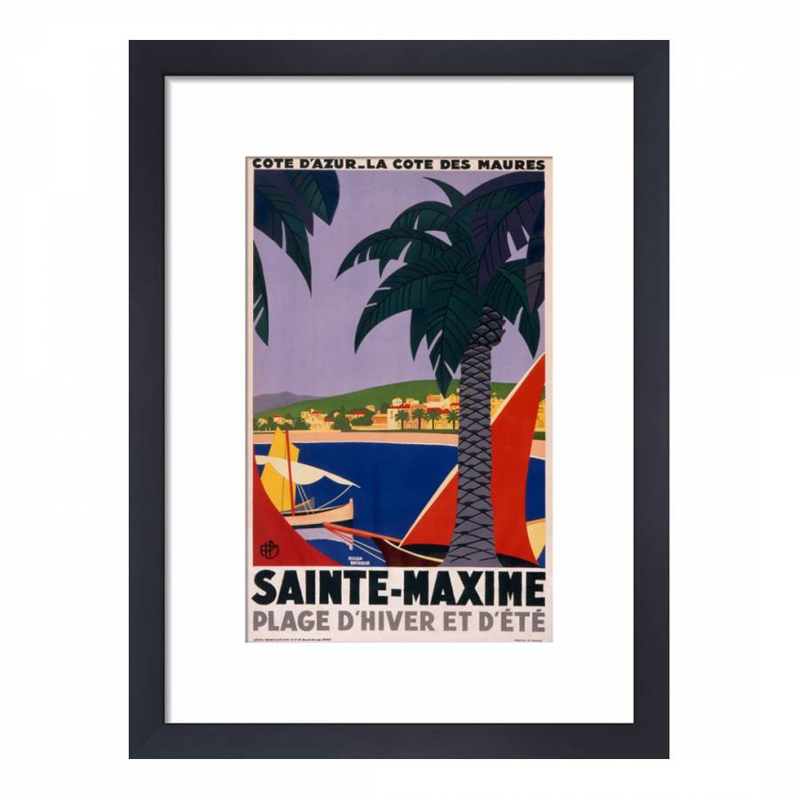 Sainte Maxime Cote d'Azur Framed Print