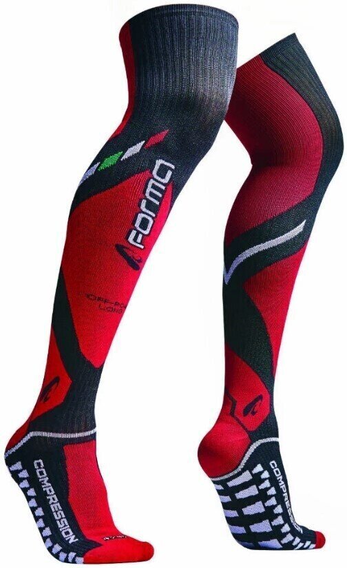 Forma Boots Socks Off-Road Compression Socks Black/Red 35/38
