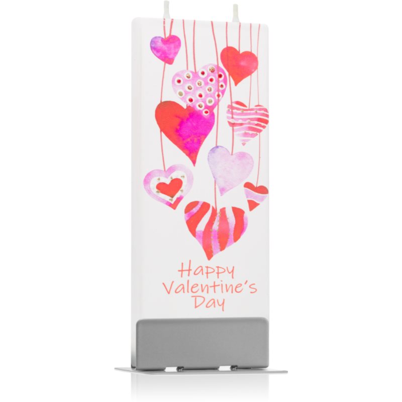 Flatyz Holiday Happy Valentine's Day decorative candle 6x15 cm