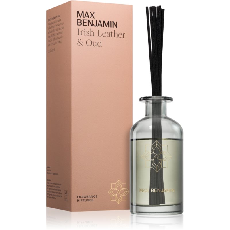 MAX Benjamin Irish Leather & Oud aroma diffuser with refill 150 ml