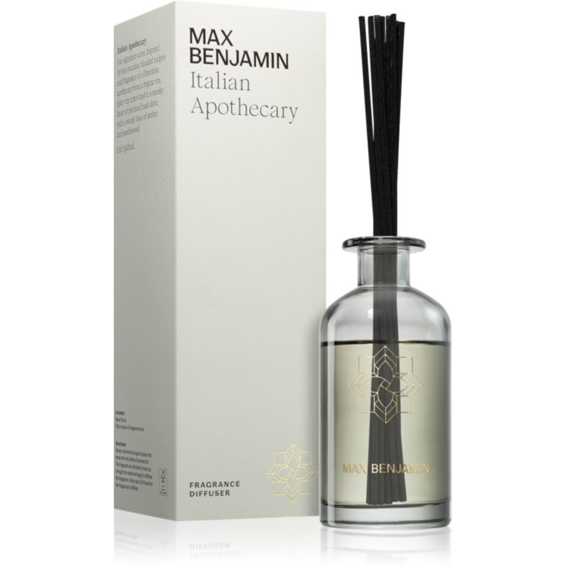 MAX Benjamin Italian Apothecary aroma diffuser with refill 150 ml
