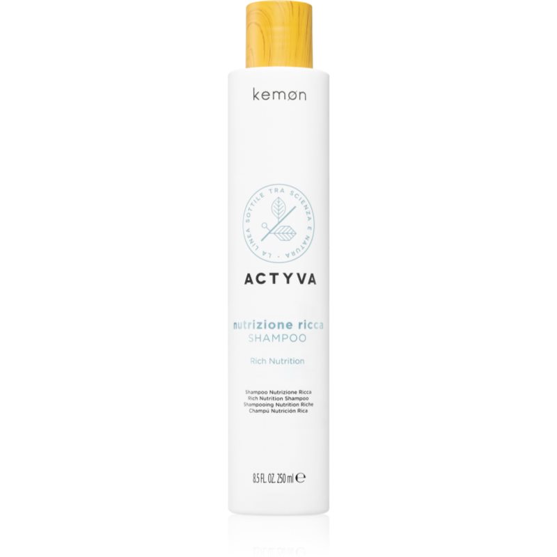 Kemon Actyva Nutrizone Ricca shampoo for dry and brittle hair 250 ml