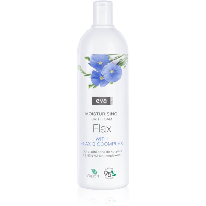 Eva Natura Flax Biocomplex moisturising foam for the bath 750 ml