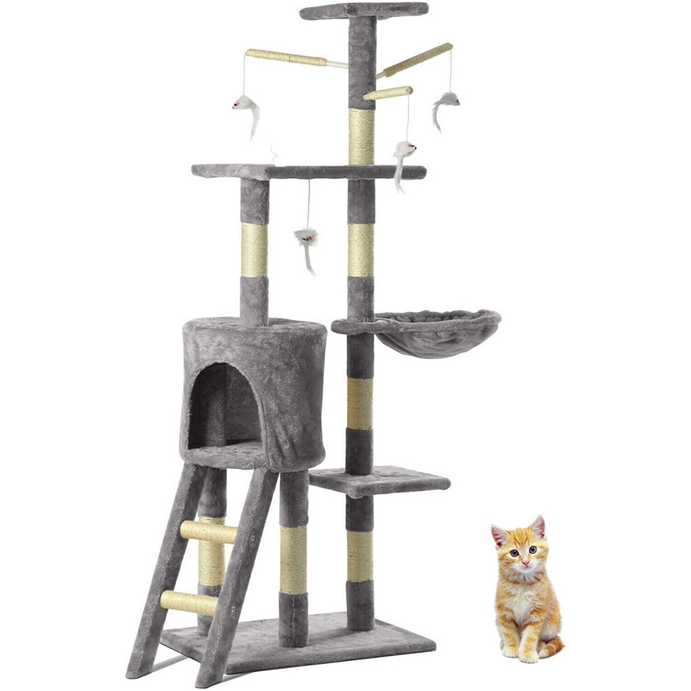 Multi Level Cat Tree Tower Cat Scratching Post Cat Tree Tower Sisal