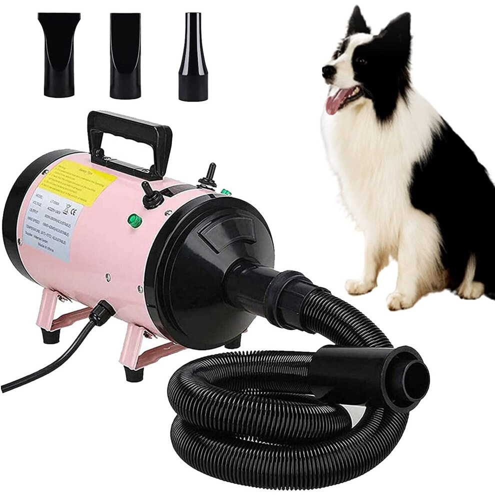 2800W Fast Dry Pet Hair Dryer Cat Dog Blaster Heater Grooming Blower