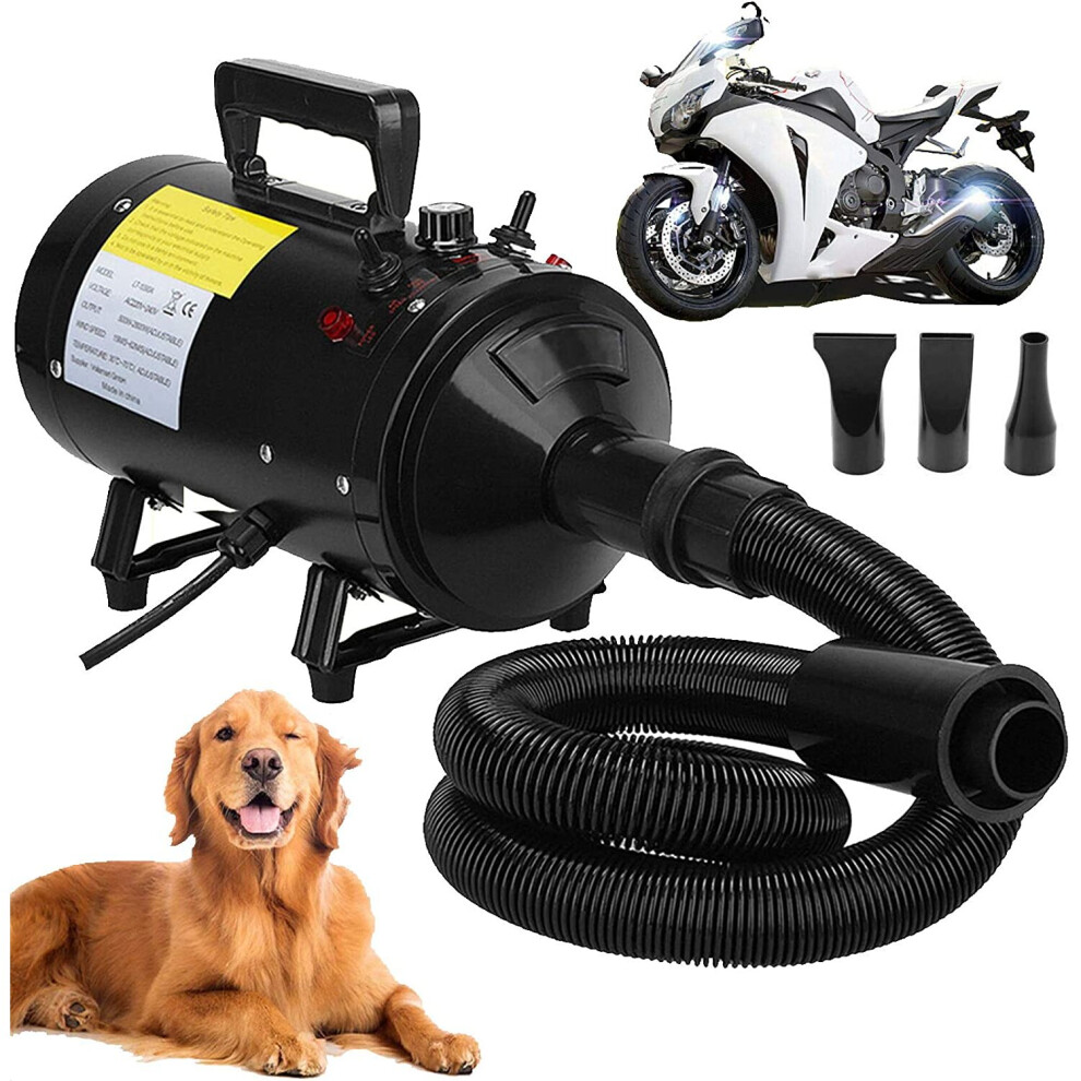 Motorcycle Power Dryer Portable Car Dryer Bike Dryer Pet Dog Grooming Dryer