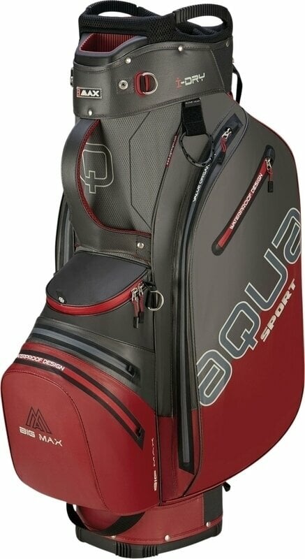 Big Max Aqua Sport 4 Charcoal/Merlot Golf Bag