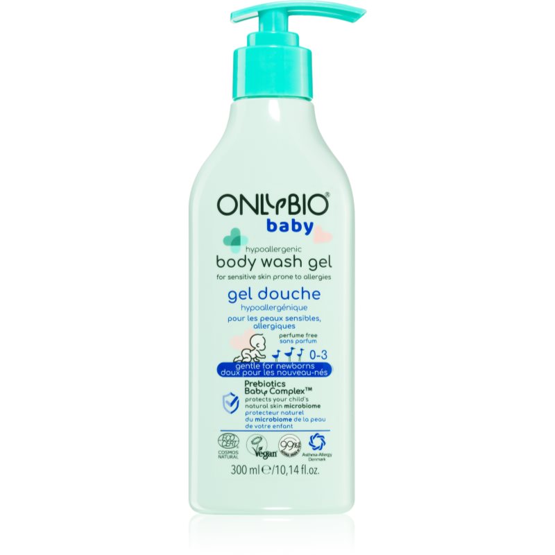 OnlyBio Baby Hypoallergenic hypoallergenic shower gel for children from birth 300 ml