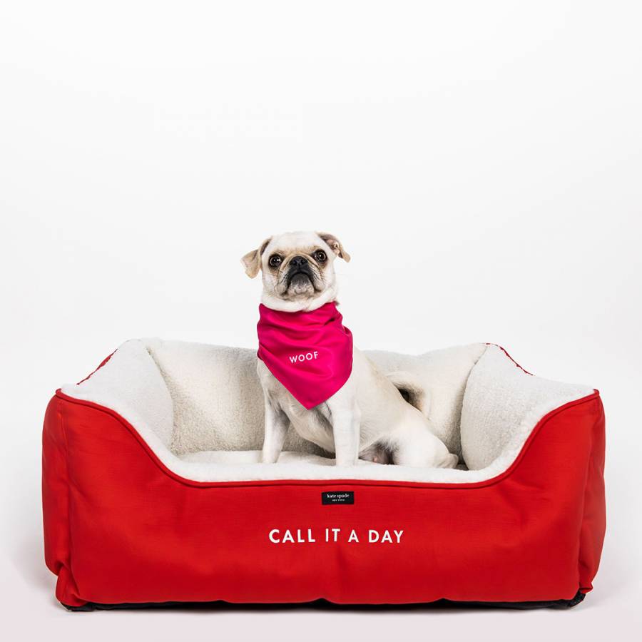 Pet Bed Colorblock Red/Pink (Call It A Day)