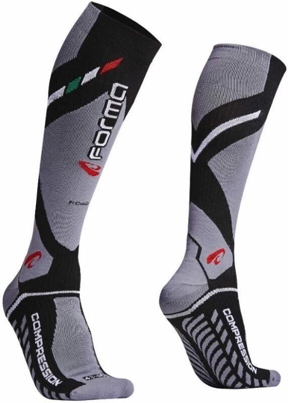Forma Boots Socks Road Compression Socks Black/Grey 32/34