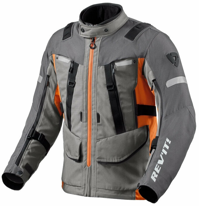 Rev'it! Jacket Sand 4 H2O Grey/Orange 4XL Textile Jacket