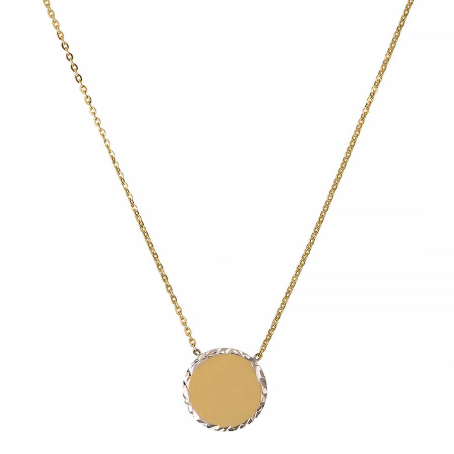 Yellow Gold Precious Round Necklace