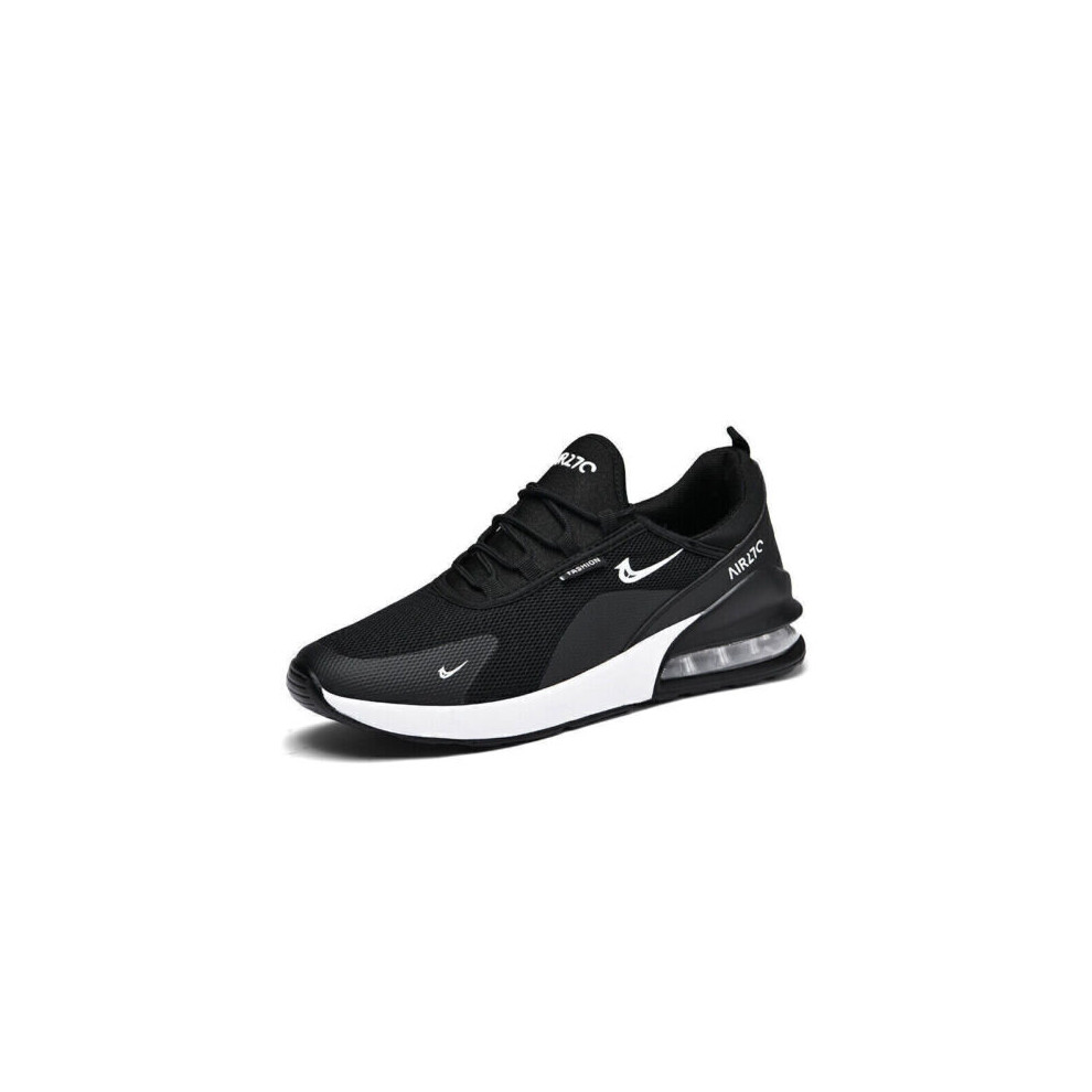 (Black, UK 4.5/ EUR 38) Mens Womens Gym Trainers Casual Sports Athletic Running Shoes Sneakers UK3-11~