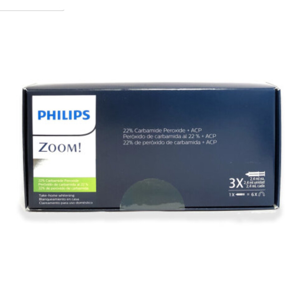 Philips Zoom NiteWhite 22% Teeth Whitening Kit Gel 3 syringes