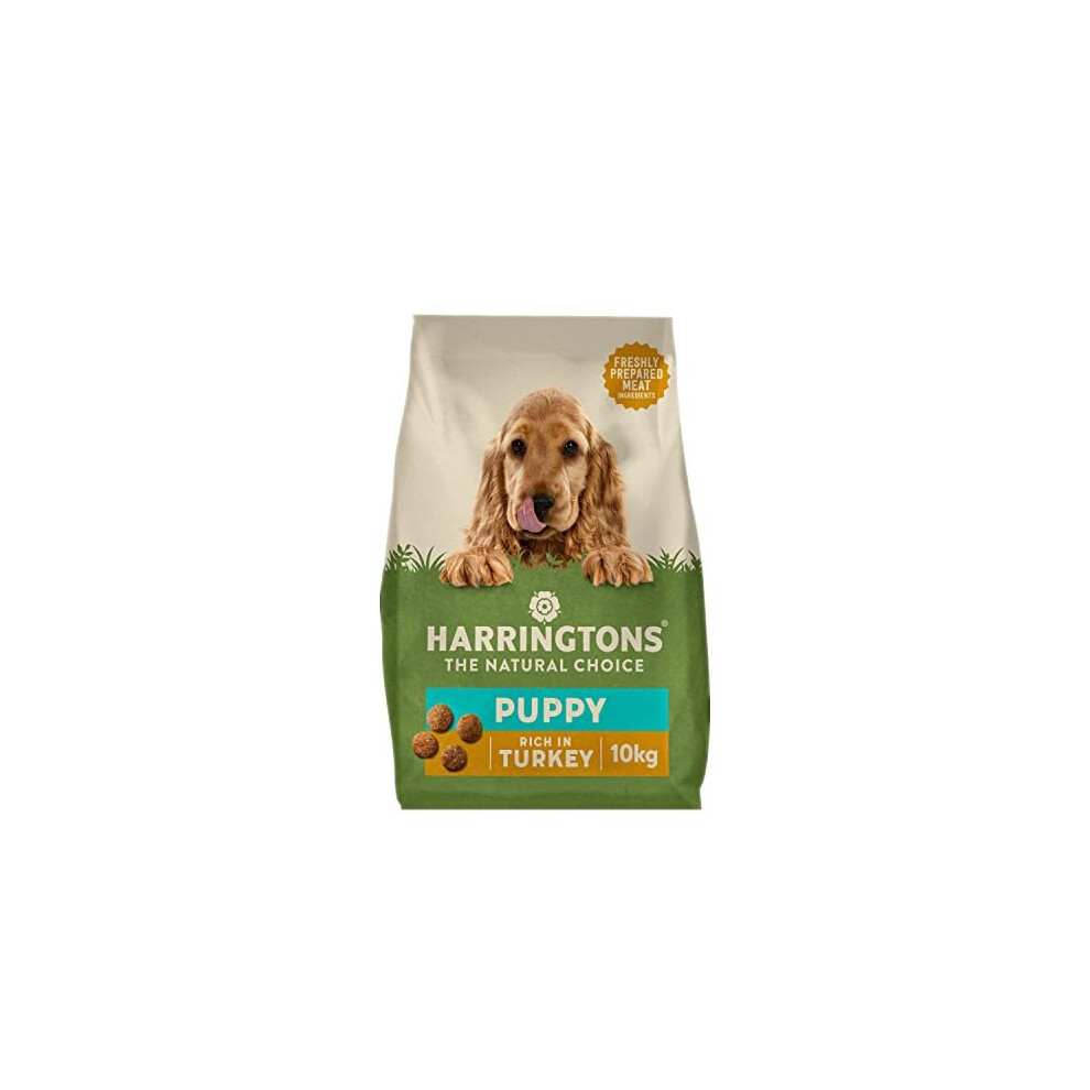 Harringtons Complete Dry Puppy Food Turkey & Rice 10kg - Made with All Natural Ingredients