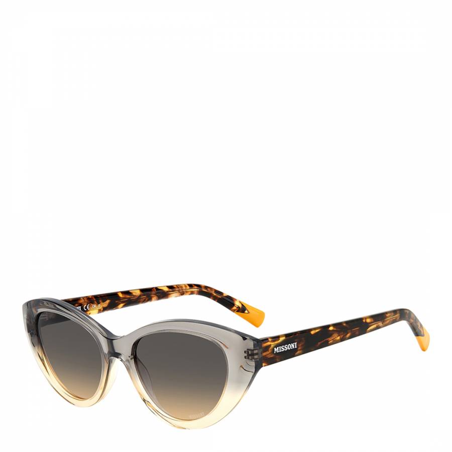 Brown Ochre Cat Eye Sunglasses