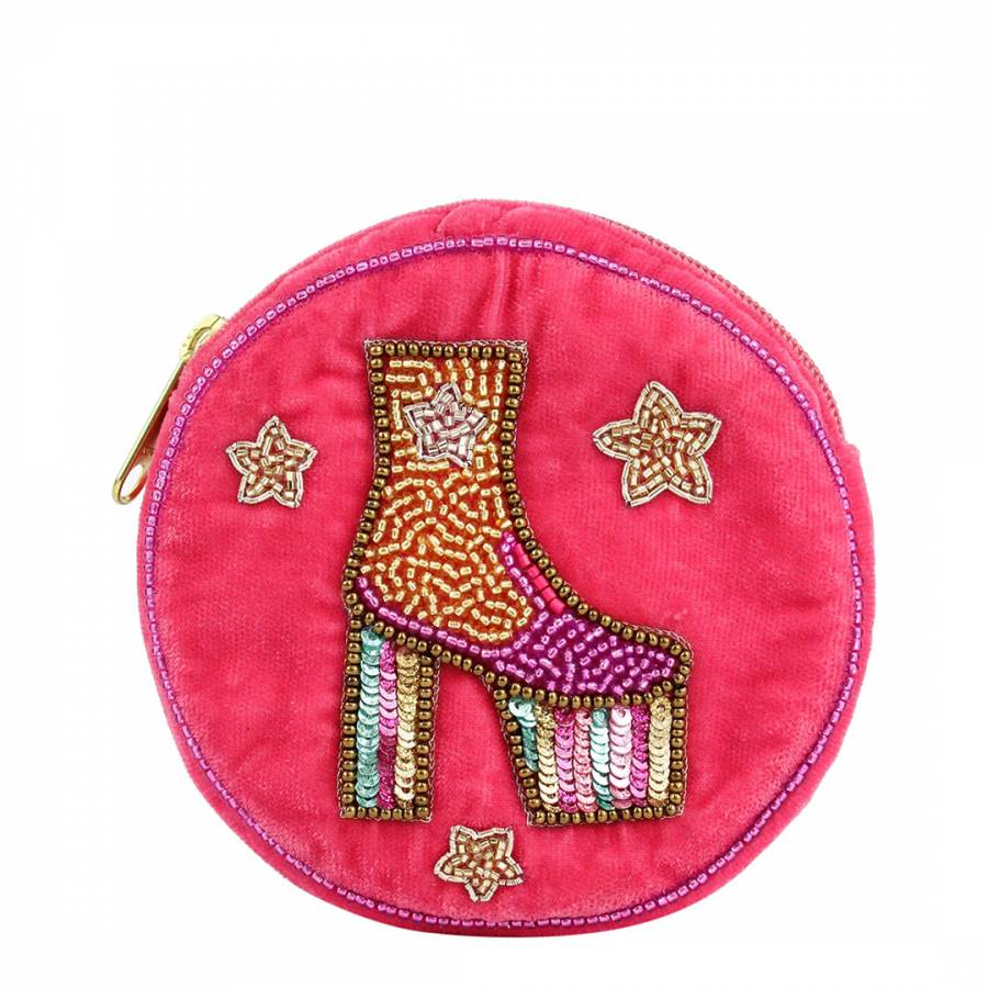 Pink Dancing Boots Round Purse