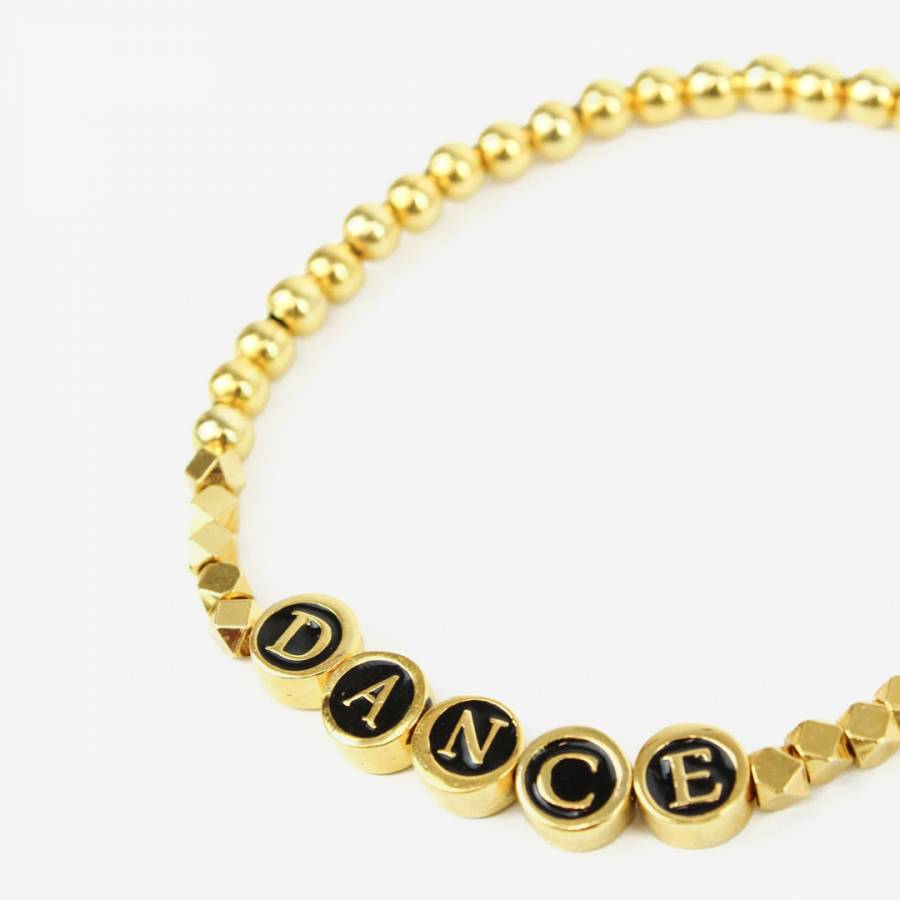 Gold Dance Beaded Bracelet
