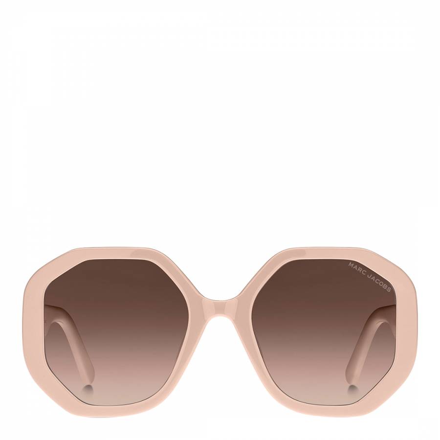 Pink Round Geometrical Sunglasses