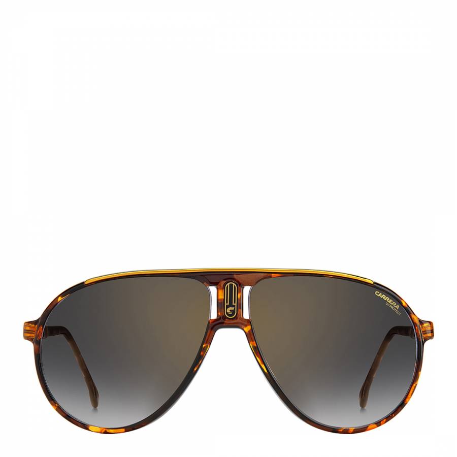 Brown Havana Square Sunglasses