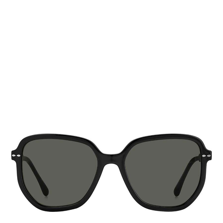 Black Rectangular Geometrical Sunglasses