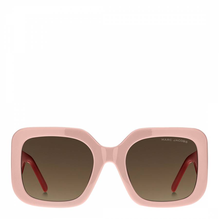 Pink Red Square Sunglasses