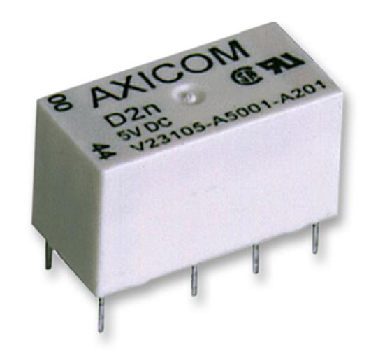 Axicom / Te Connectivity V23105A5307A201 Relay, Signal, Dpdt, 250Vac, 220Vdc, 3A