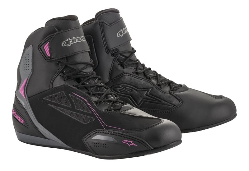 Alpinestars Stella Faster-3 Drystar Black Dark Gray Fuchsia Size US 7.5