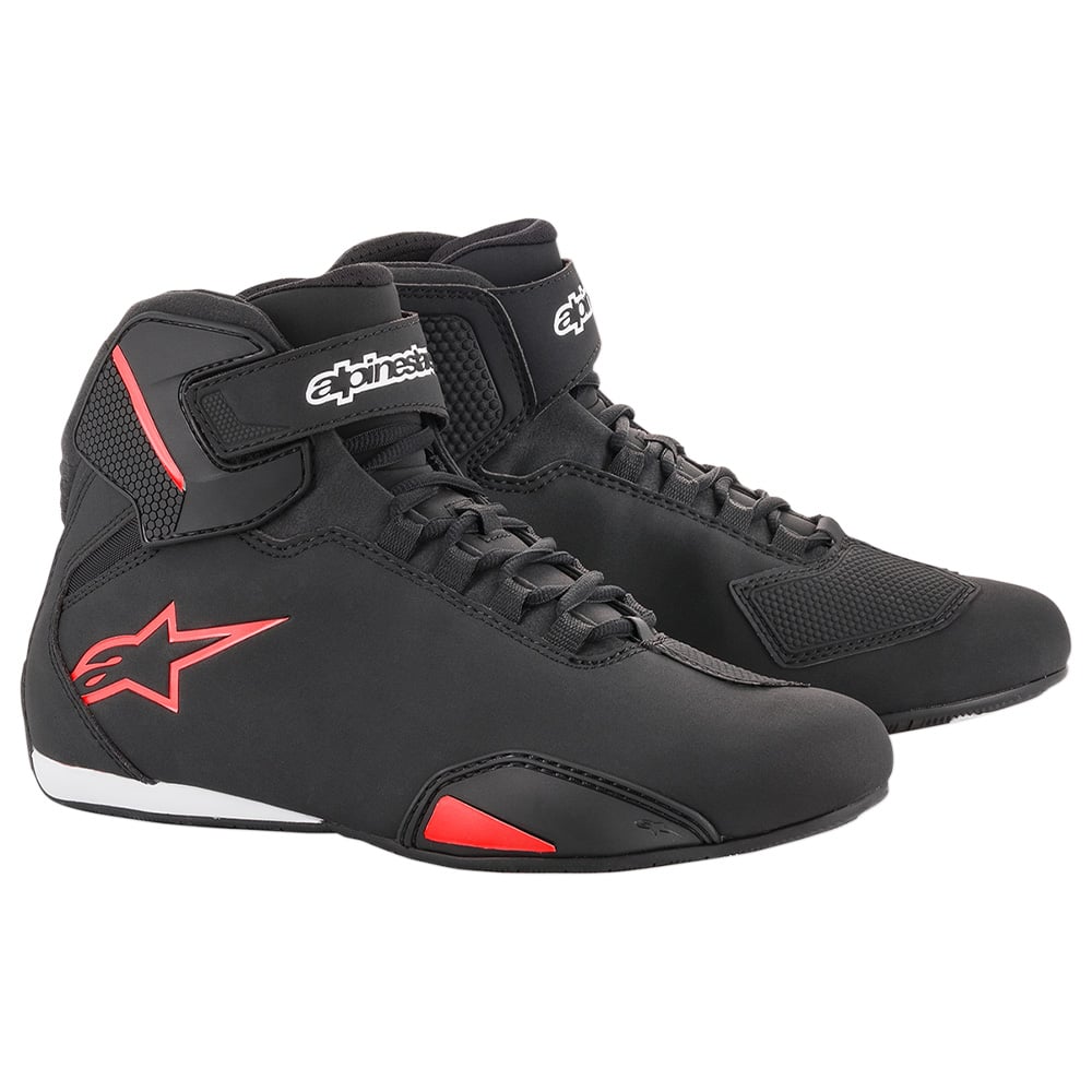 Alpinestars Sektor Shoe Black White Red Fluo Size US 6