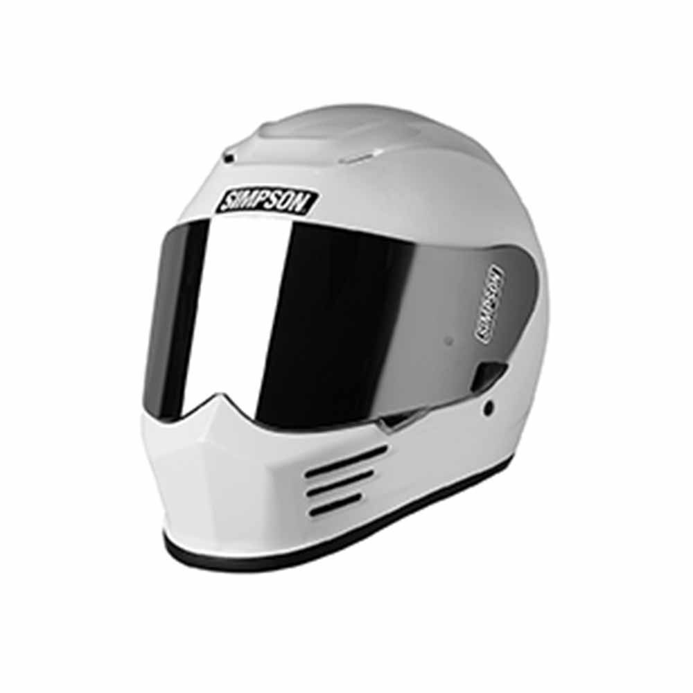 Simpson ECE22.06 Speed White Full Face Helmet Size XL