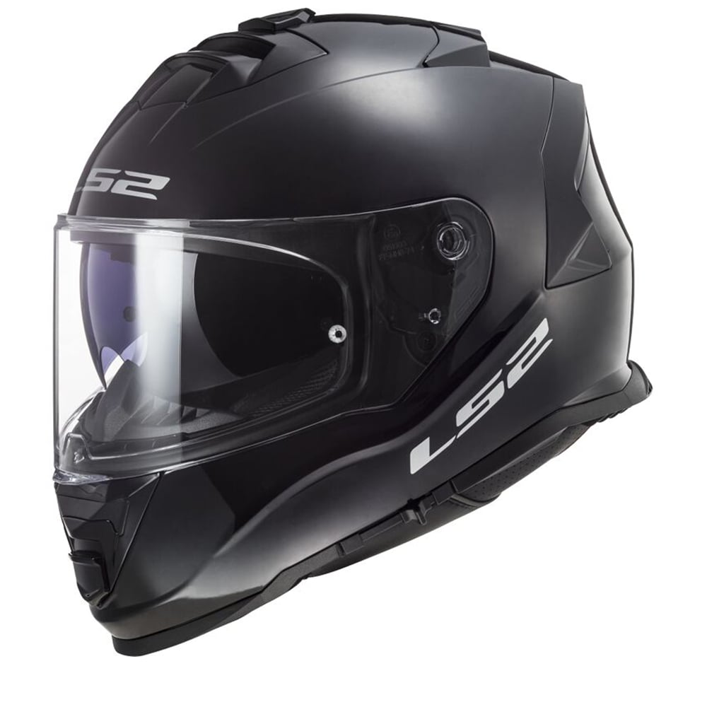 LS2 FF800 Storm II Solid Gloss Black Full Face Helmet Size 3XL