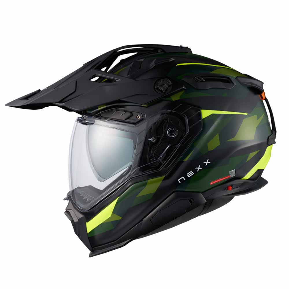 Nexx X.WED3 Trailmania Green Neon Matt Adventure Helmet Size S