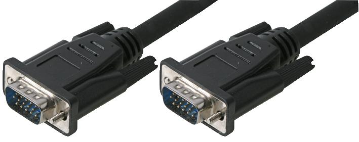 Connectorekt Gear 26-0050mm Cable Assy, 15P, D-Sub H/d Plug-Plug, 5M